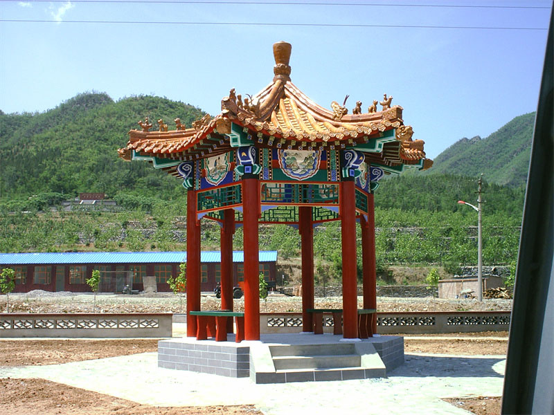 六角凉亭