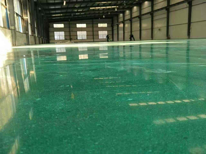 彩色钢化地坪